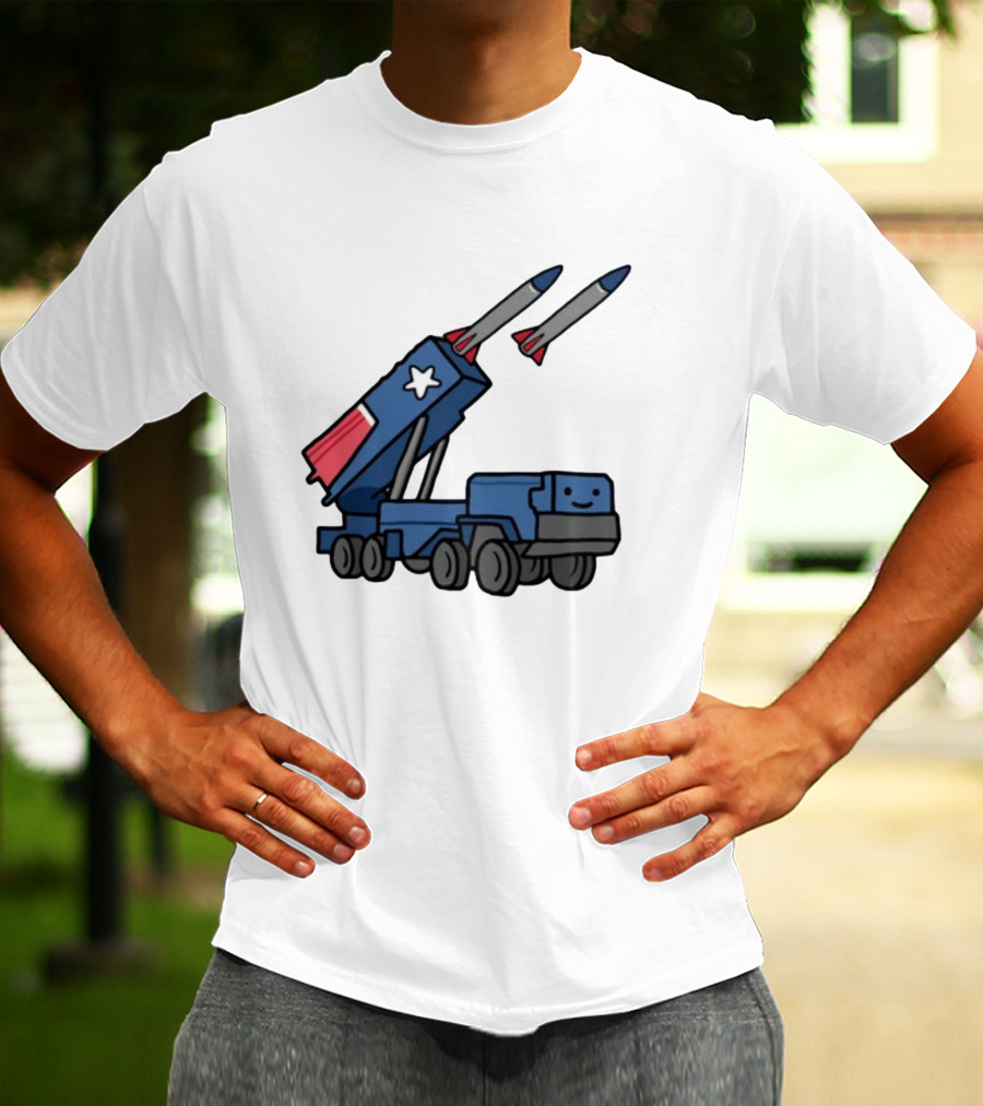 New England Patriots Missile Launcher Truck T-Shirt