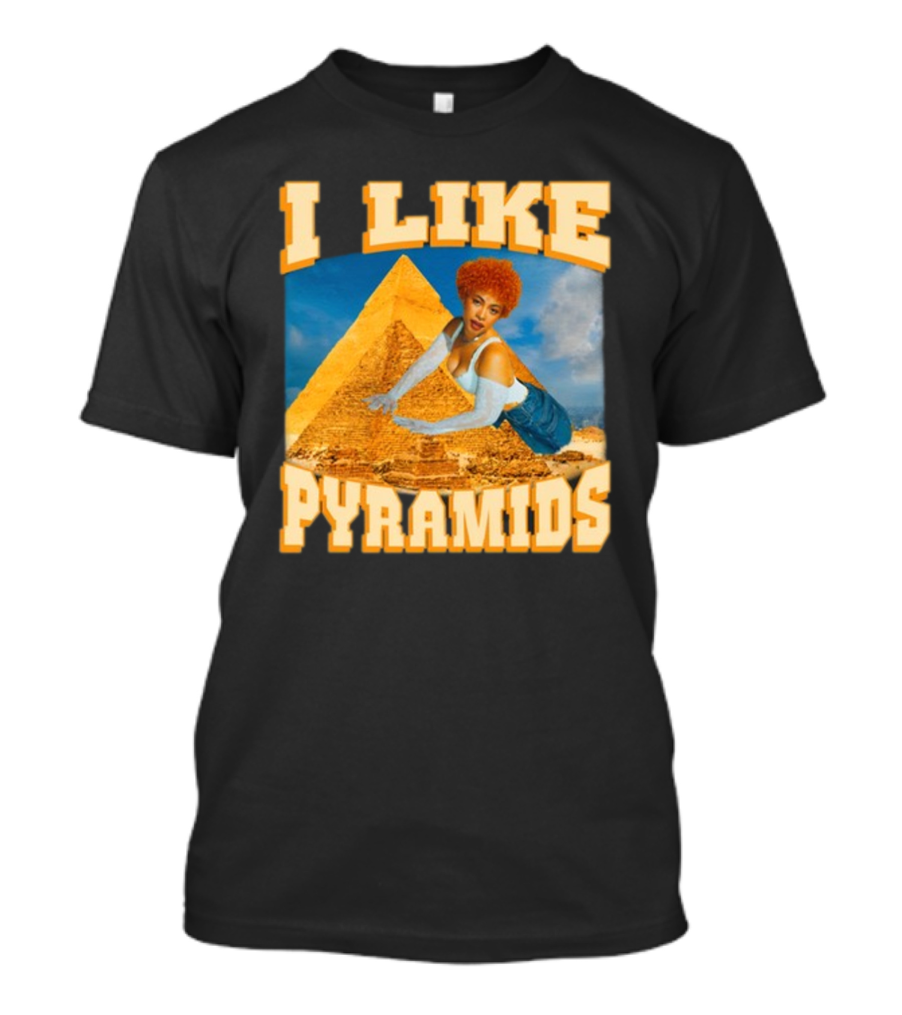 Ice Spice I Like Pyramids 90s Style Cleopatra Nostalgia T-Shirt