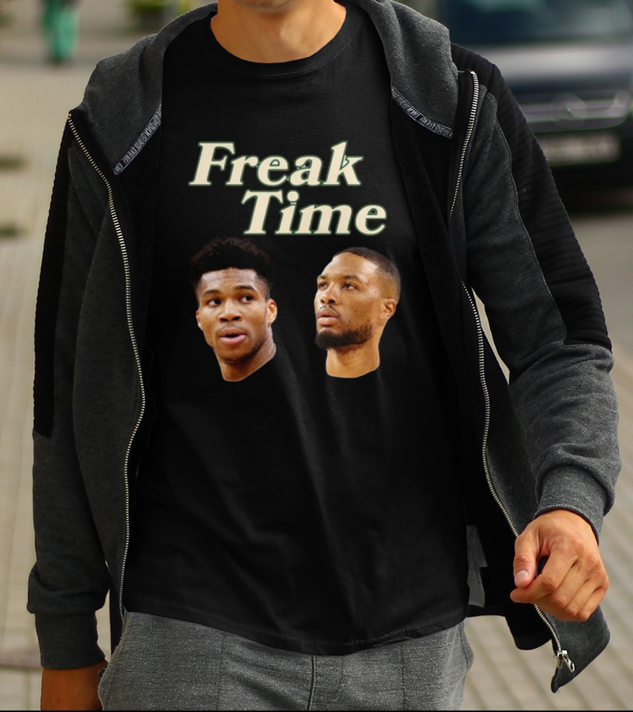 Freak Time In Cream City Giannis And Damian Collaboration T-Shirt