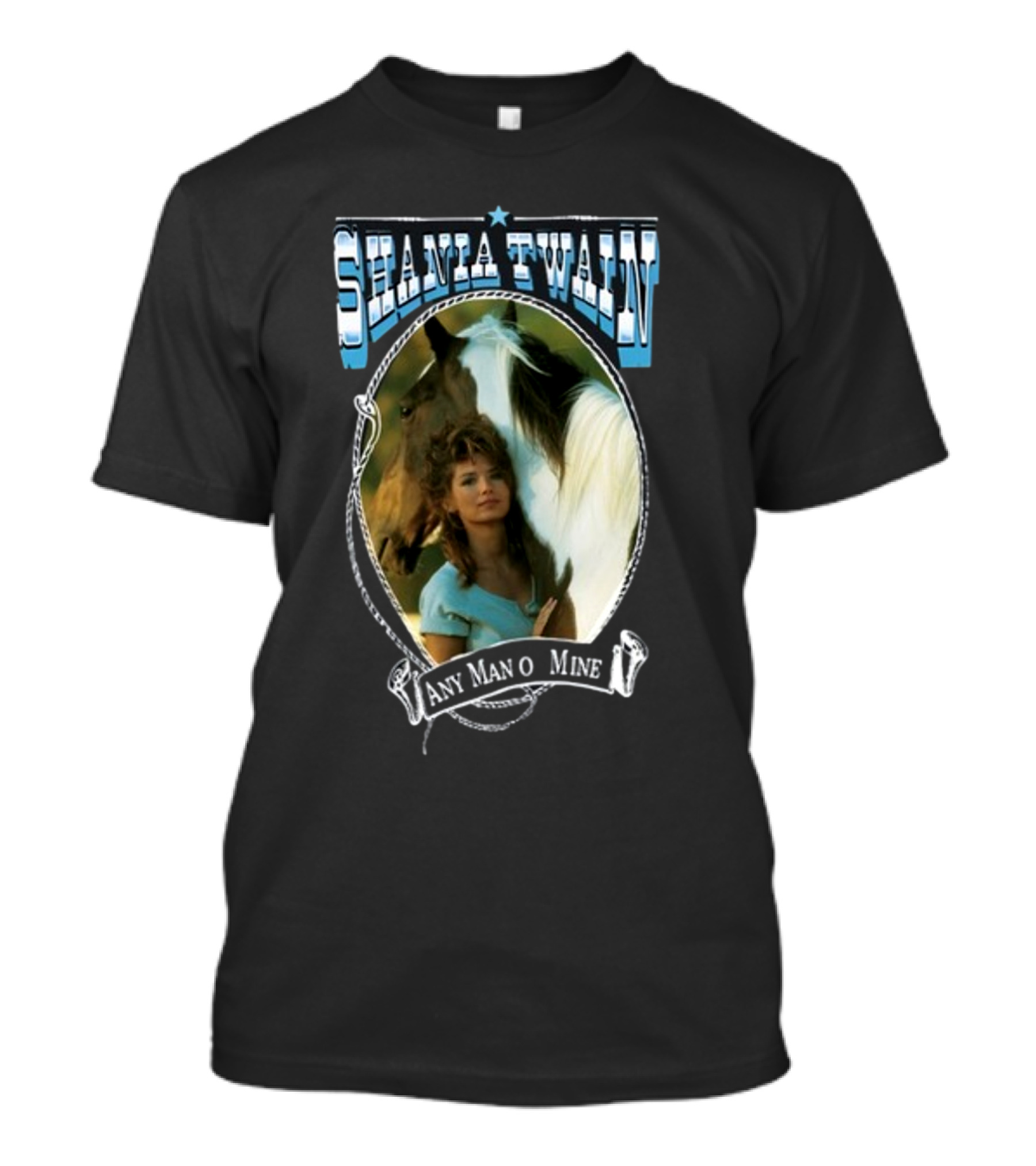 Shania Twain Any Man O Mine Western Country Music T-Shirt