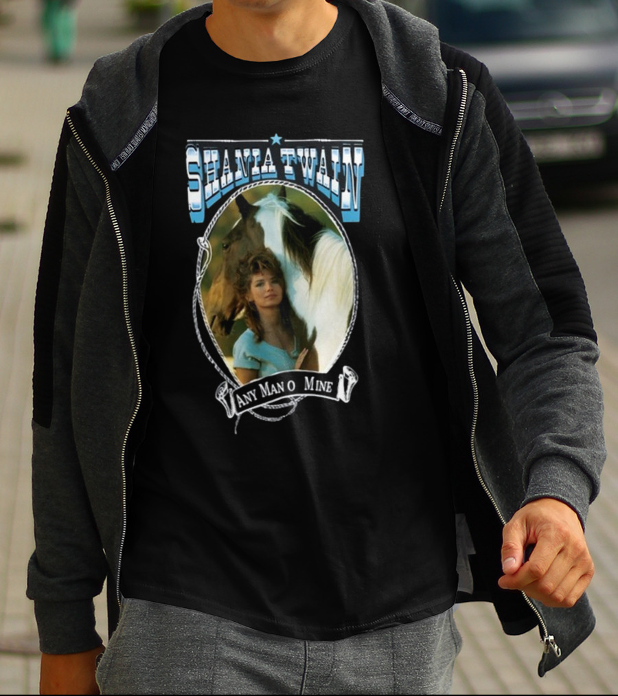 Shania Twain Any Man O Mine Western Country Music T-Shirt