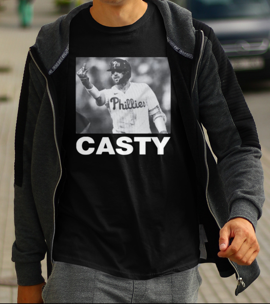 Casty Phillies Baseball Player Phillies T-Shirt