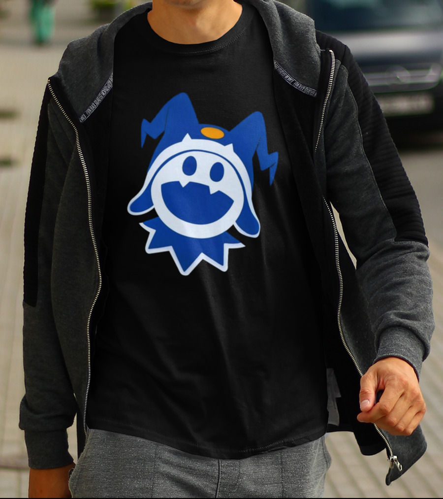 Hee Ho Jack Frost Persona Atlus SMT Iconic Blue Character T-Shirt