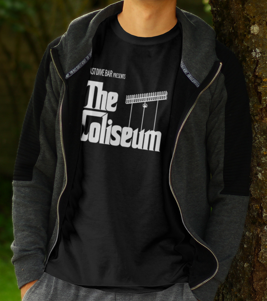 Last Dive Bar Presents The Coliseum Stadium Lights T-Shirt