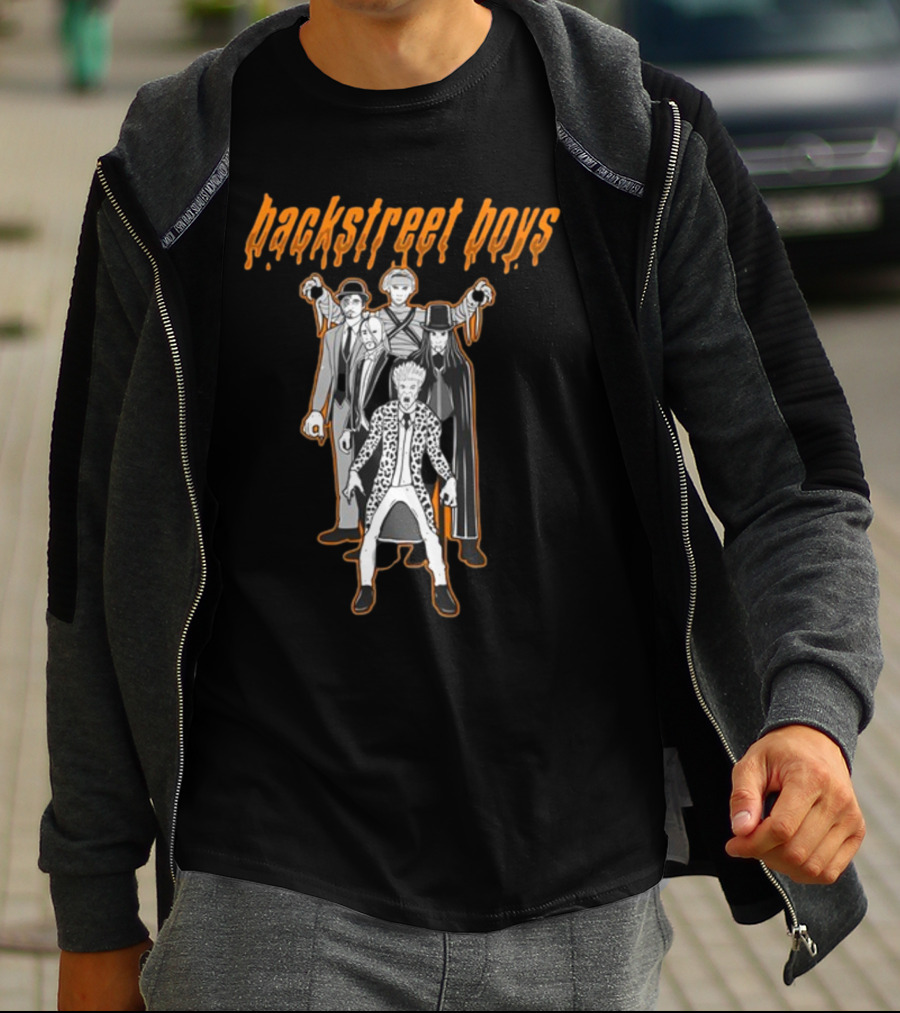Backstreet Boys Halloween Horror Costume Characters T-Shirt