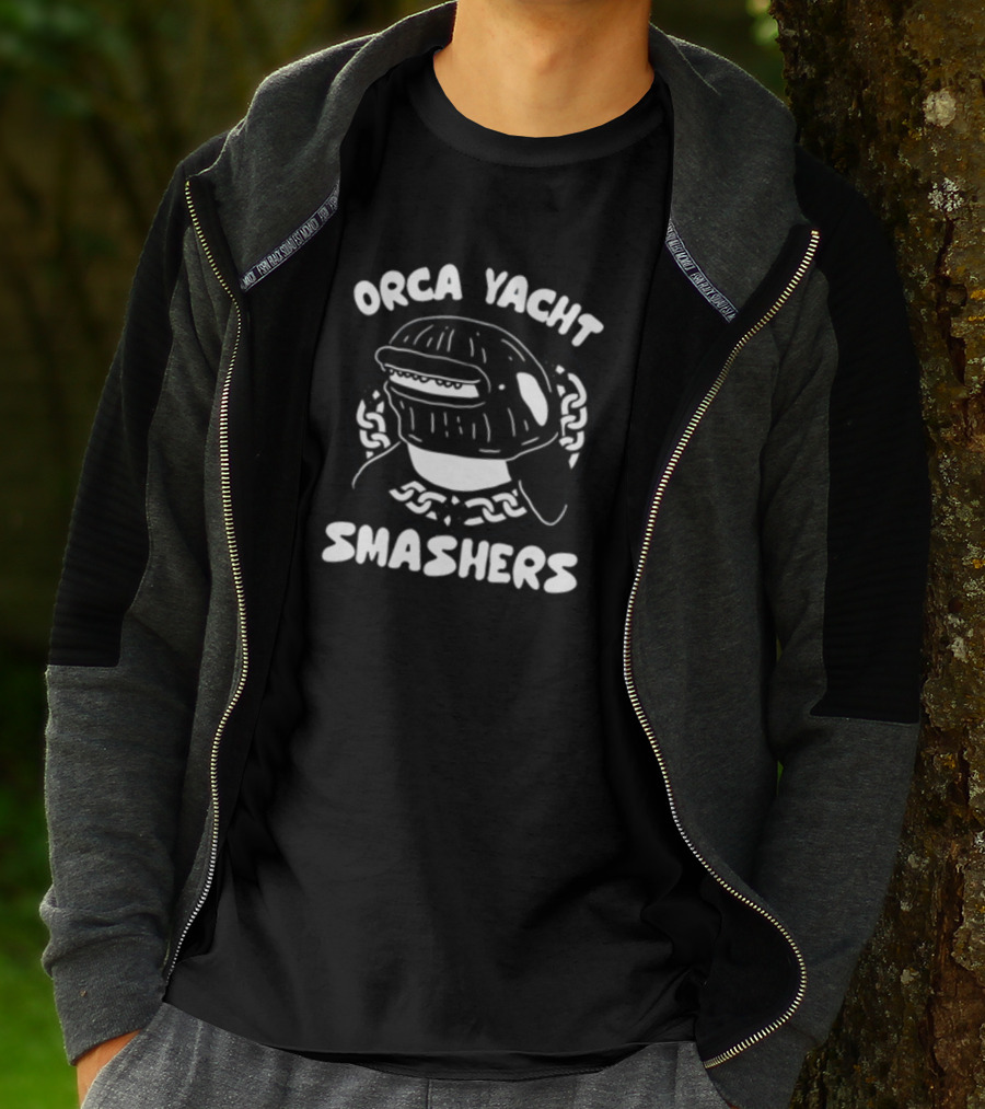 Orca Yacht Smashers Chain Emblem T-Shirt