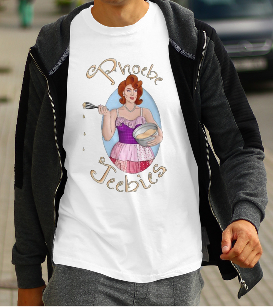 Phoebe Jeebies Baking Whisk Vintage Pin-Up T-Shirt