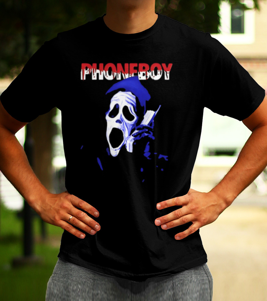 PHONEBOY Bloody Phone Call Mask T-Shirt