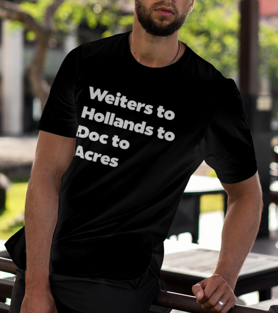 Weiters Hollands Doc Acres Football Names Sequence T-Shirt