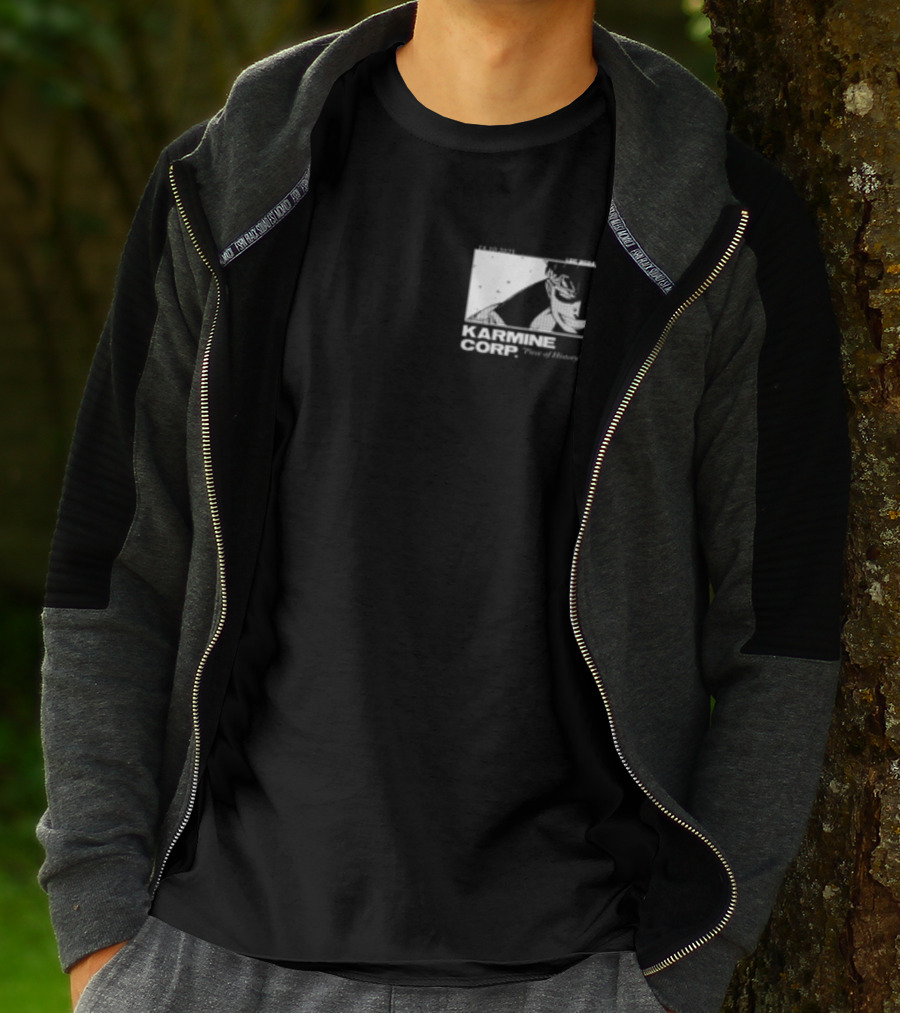 Karmine Corp Piece Of History Manga Style Character Sketch T-Shirt