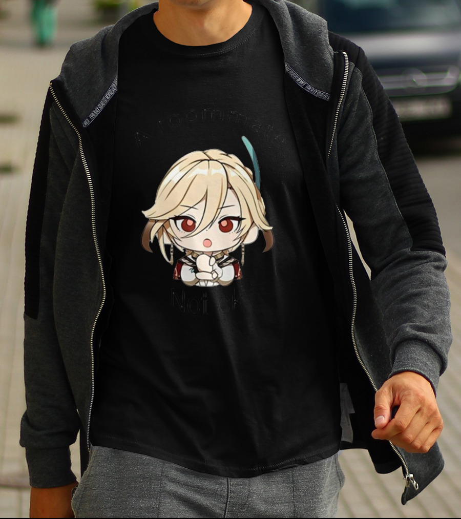 A Roommate Not Ok Anime Character Chibi T-Shirt