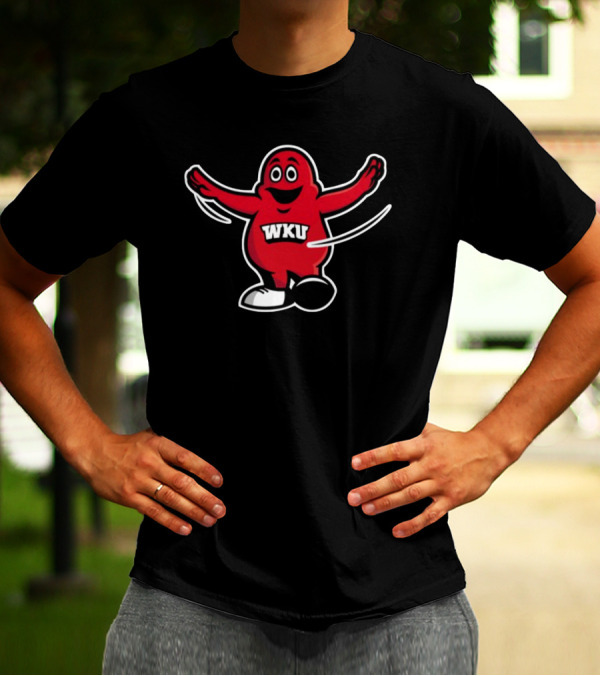 WKU Big Red Defensive Back Mascot New T-Shirt