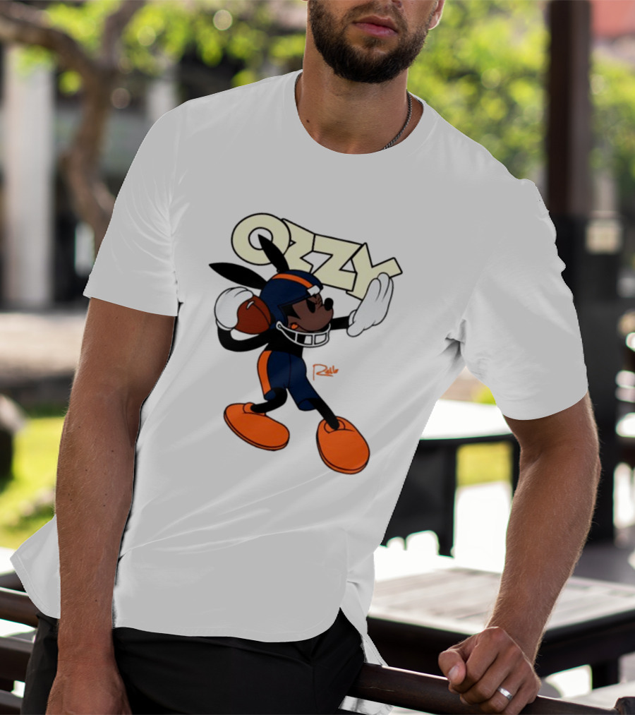 Ozzy Chicago Over Everything X Rello Football Player T-Shirt