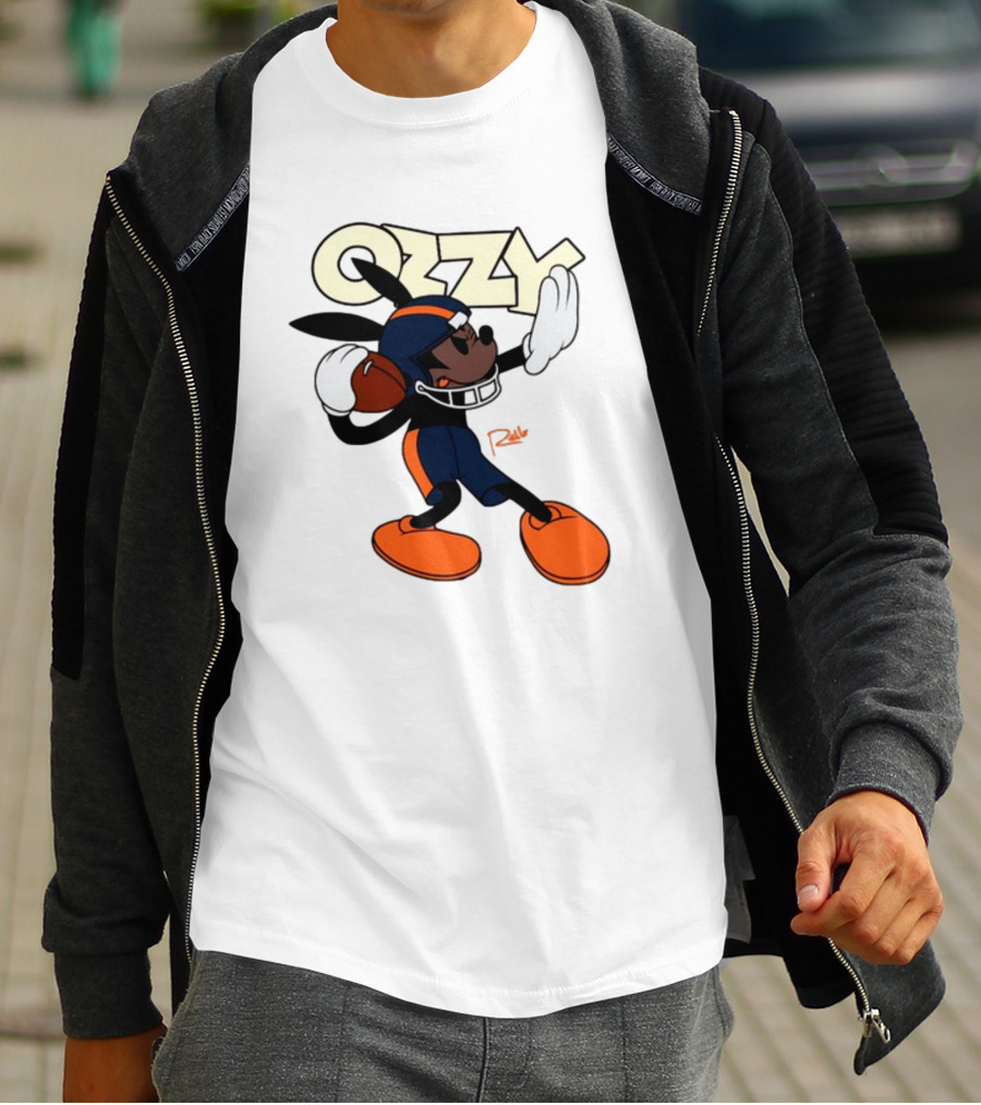Ozzy Chicago Over Everything X Rello Football Player T-Shirt