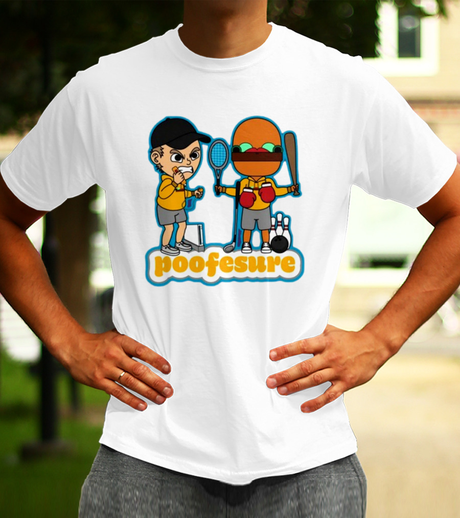 Poofesure Wii Sports Parody With Gaming And Boxing Elements T-Shirt