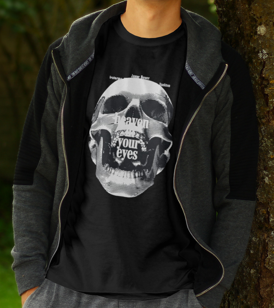 Notable Quotes On Love And Loss With Skull Imagery Heaven In Your Eyes T-Shirt