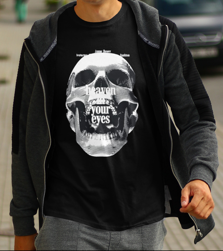 Notable Quotes On Love And Loss With Skull Imagery Heaven In Your Eyes T-Shirt