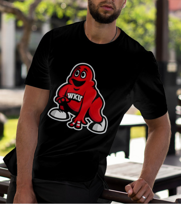 WKU Big Red Linemen Character T-Shirt