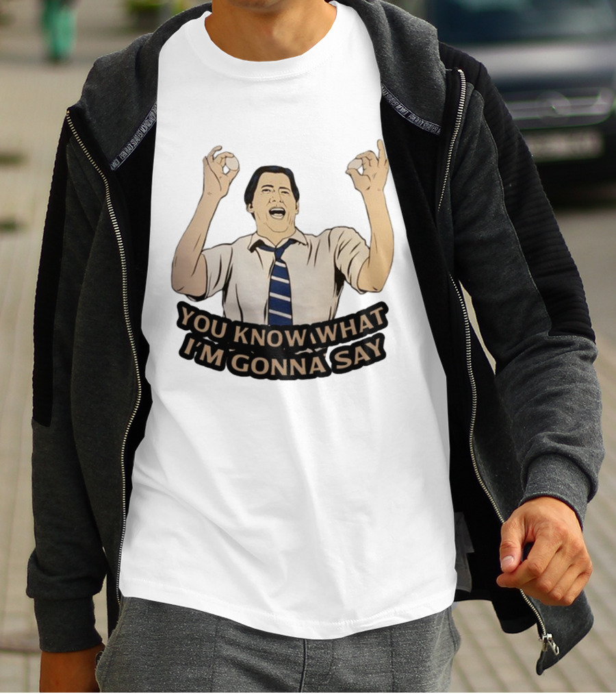 You Know What I'm Gonna Say Excited Businessman Gesture Fun T-Shirt