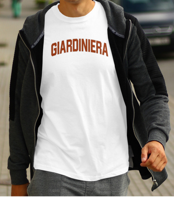 Eddie Giardiniera Bold Lettering T-Shirt