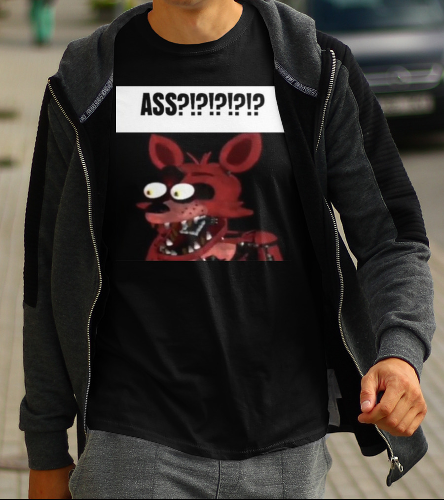 ASS Foxy FNAF Reaction Face T-Shirt