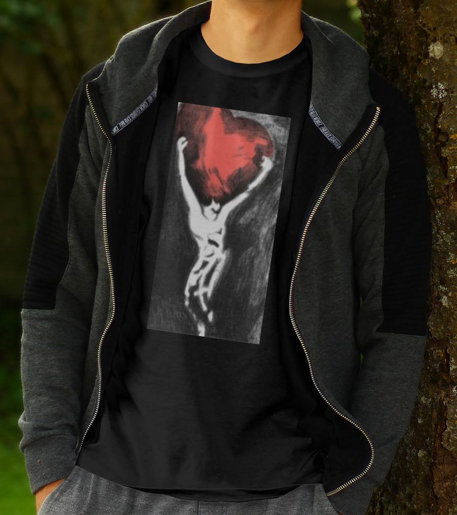 Rider Love Red Heart Embrace T-Shirt