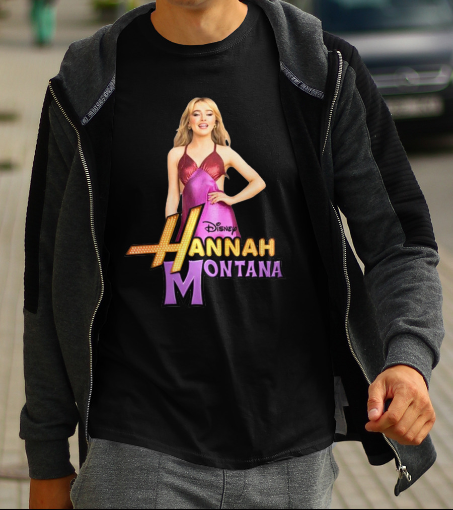 Disney Hannah Montana Sabrina Carpenter Iconic Crossover T-Shirt