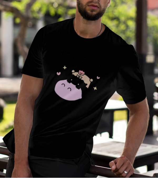 I'm Soooo Sleepy Cute Sleeping Characters With Hearts And Stars T-Shirt