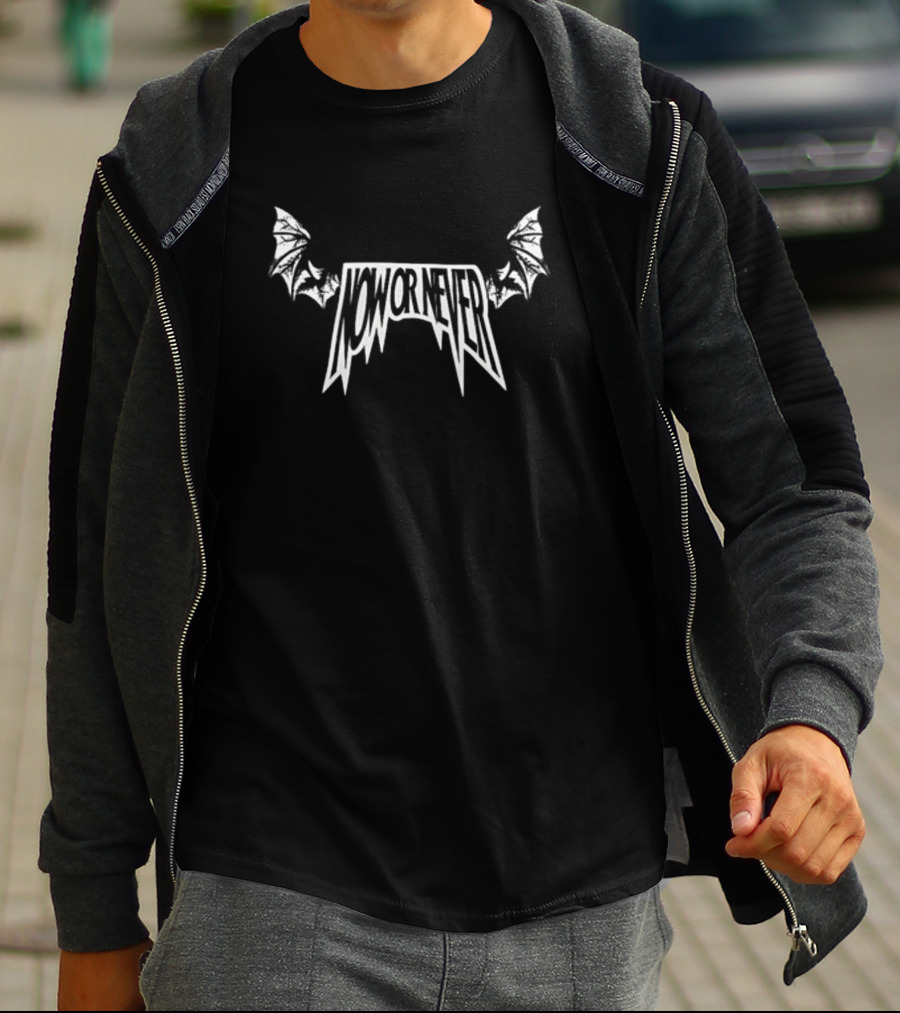 Xplr Now Or Never Bat Wing Horns T-Shirt