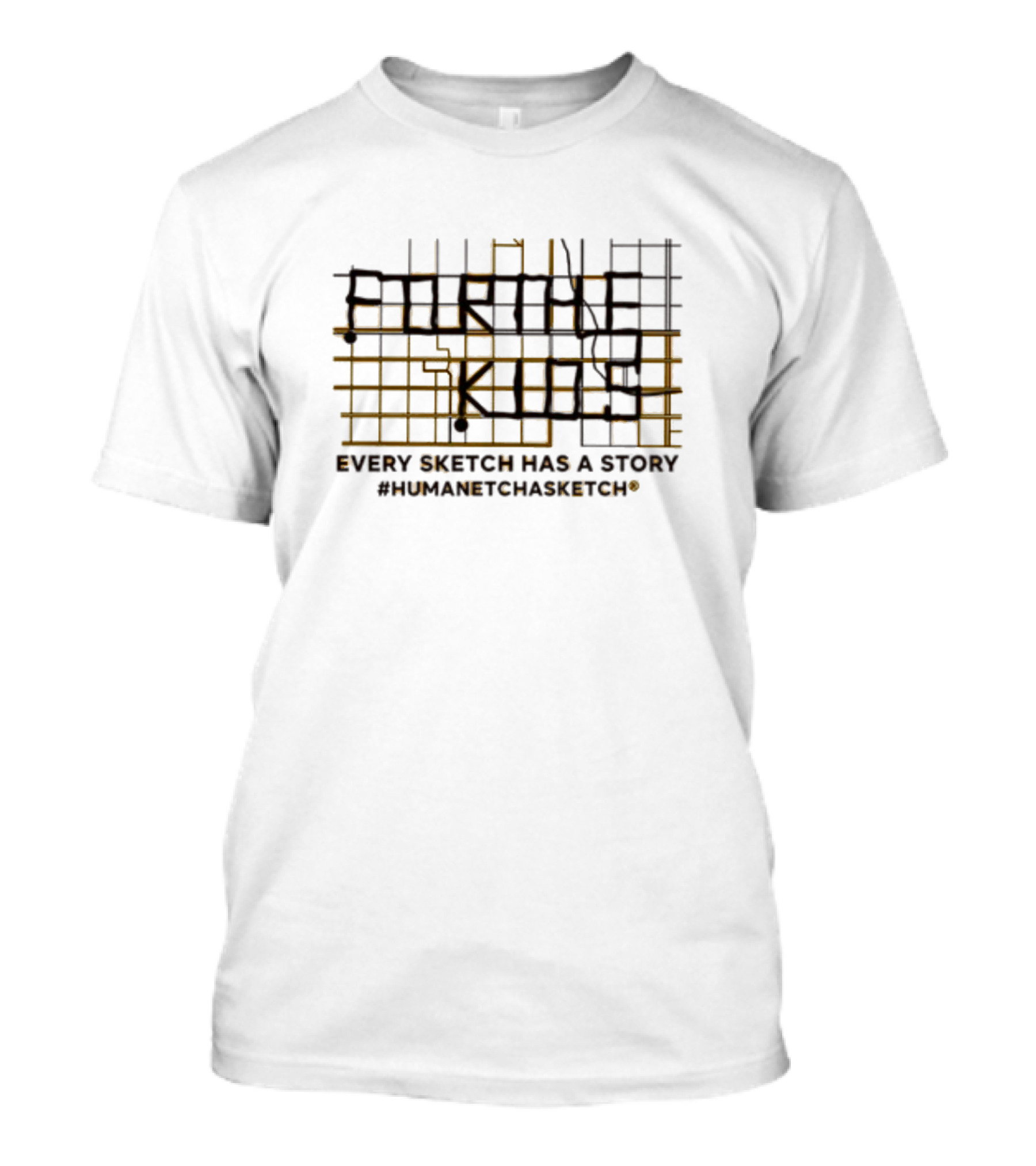 BURNT THE KURDS Every Sketch Has A Story #Humanetchasketch T-Shirt
