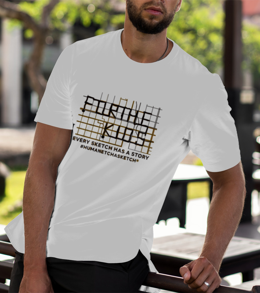 BURNT THE KURDS Every Sketch Has A Story #Humanetchasketch T-Shirt