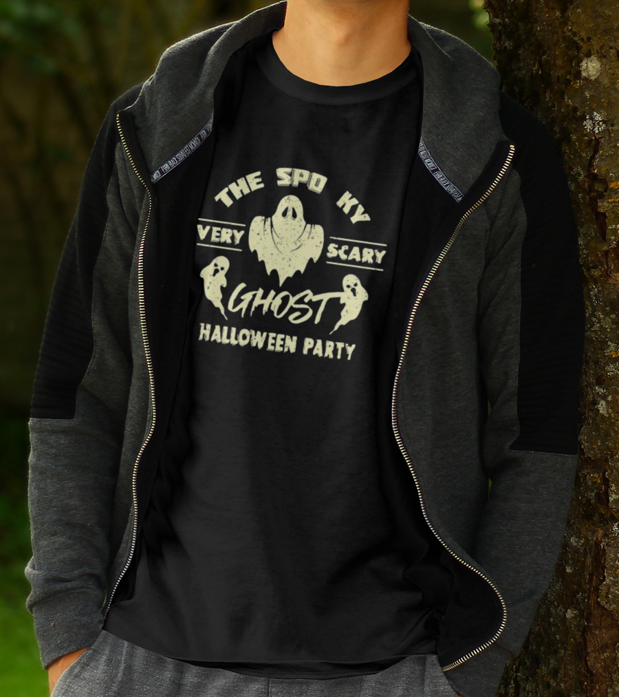 The Spooky Very Scary Ghost Halloween Party T-Shirt