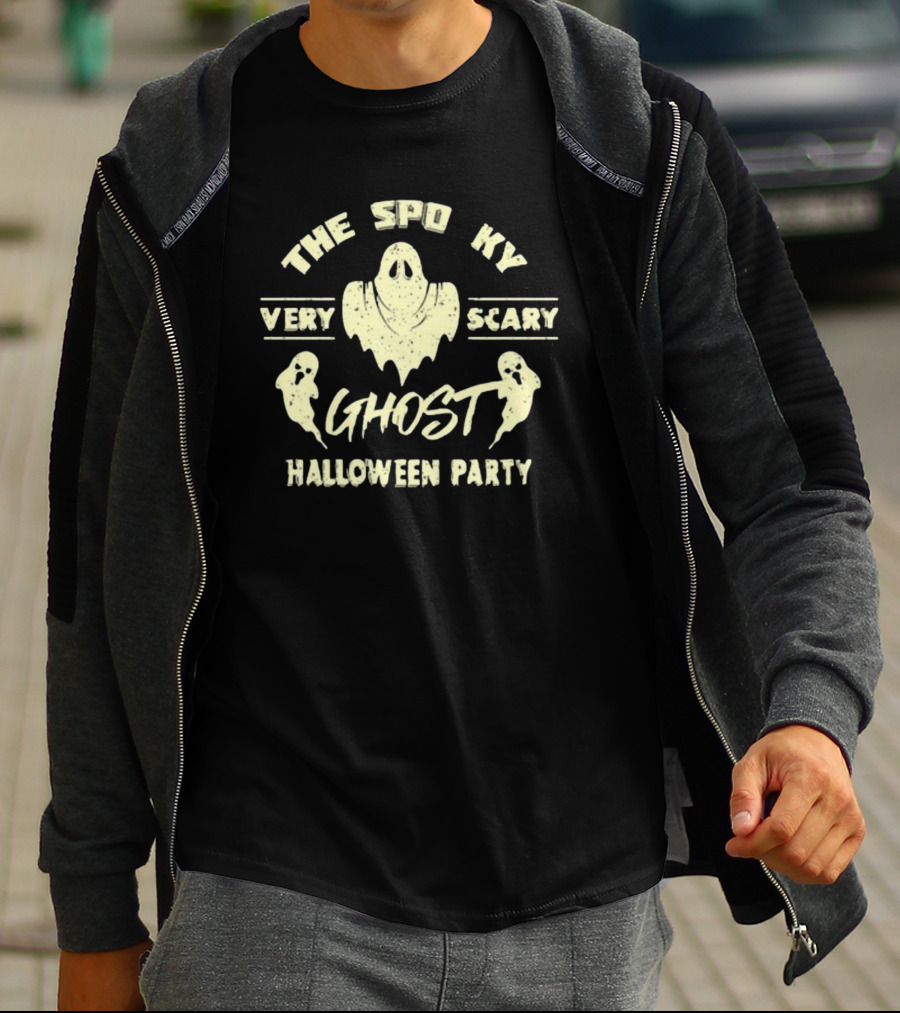 The Spooky Very Scary Ghost Halloween Party T-Shirt