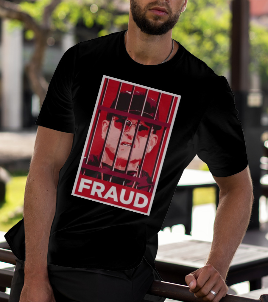 Nebraska Fraud Bars Red T-Shirt