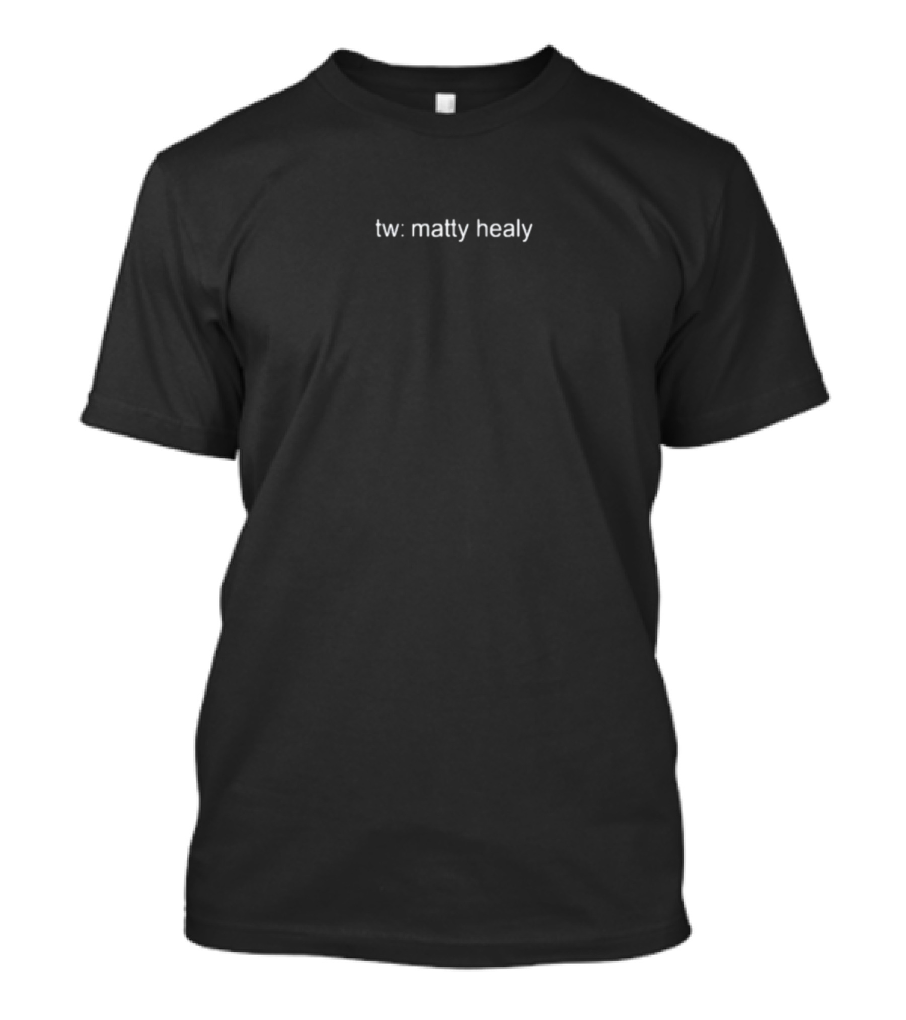 Tw Matty Healy Text T-Shirt