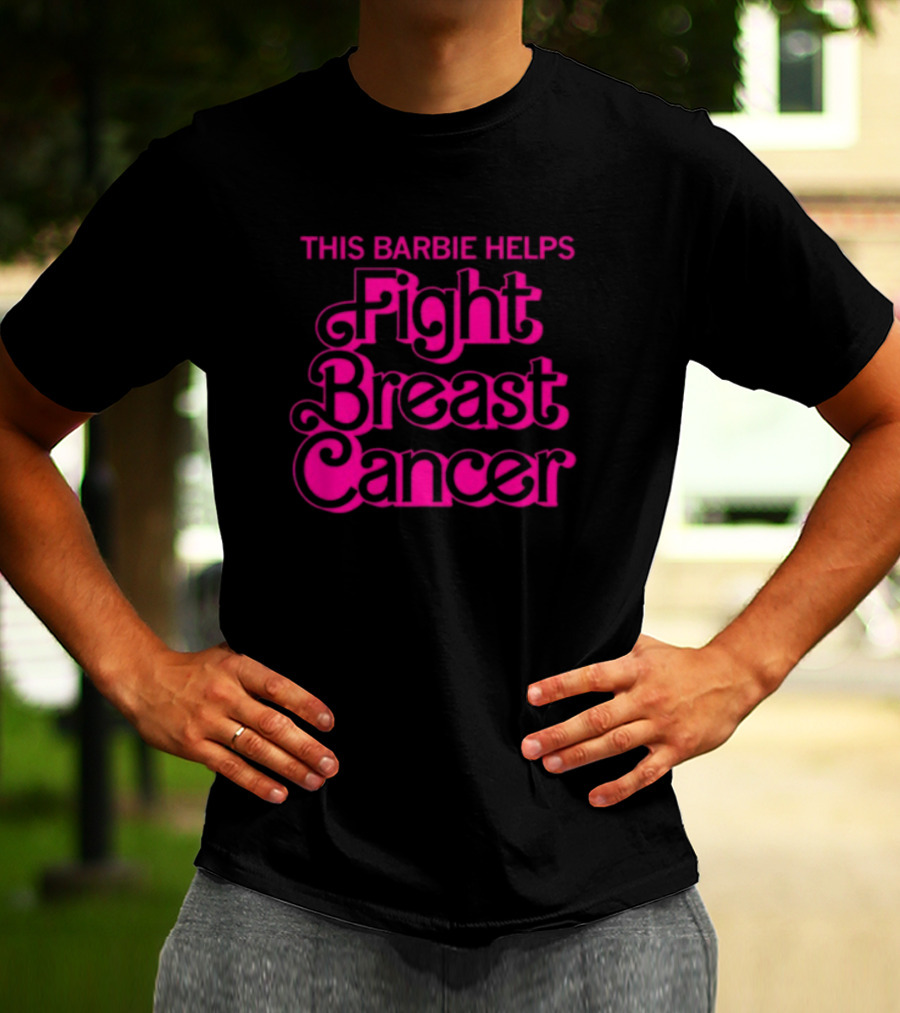 This Barbie Helps Fight Breast Cancer Awareness Campaign T-Shirt