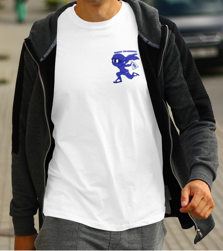 Bigdawgbanna Sneaky Ninja Robbin' The Robbers T-Shirt