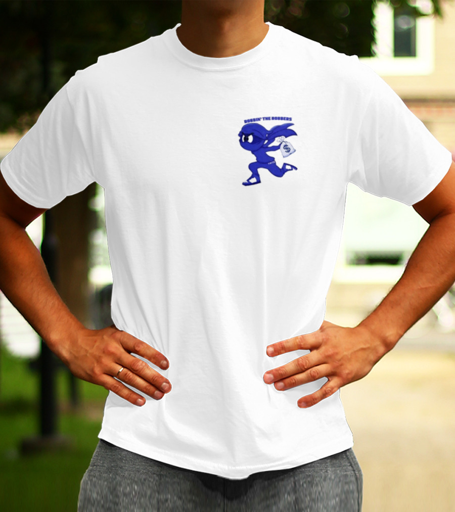 Bigdawgbanna Sneaky Ninja Robbin' The Robbers T-Shirt