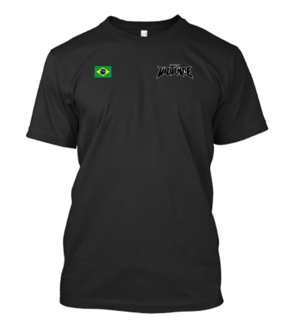 Jailton Almeida Brazil Flag Full Violence T-Shirt