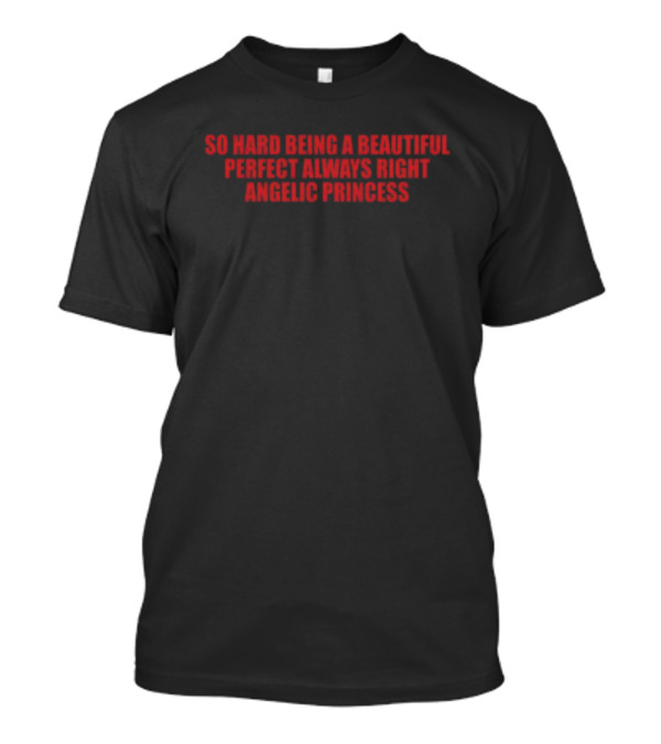So Hard Being A Beautiful Perfect Always Right Angelic Princess T-Shirt