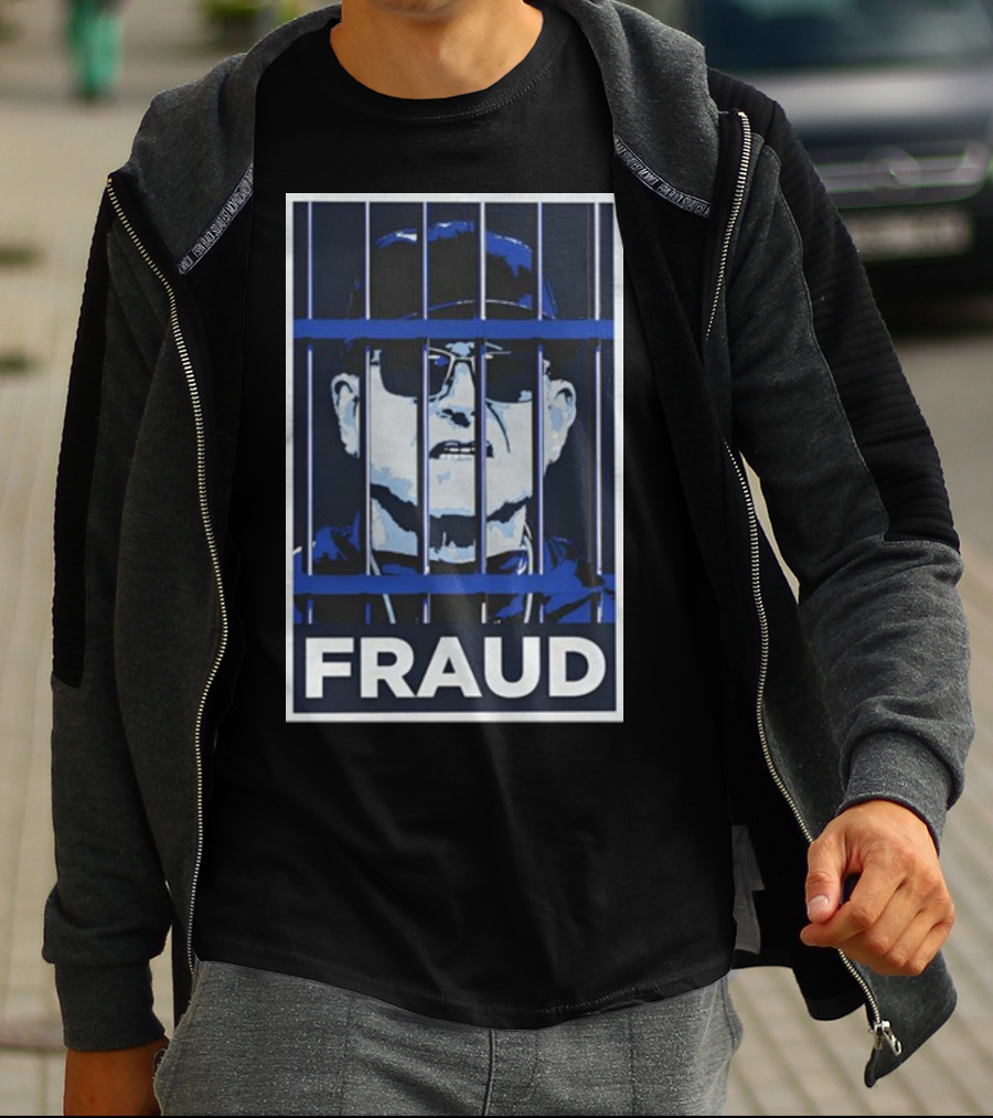 Harbaugh Behind Bars Fraud T-Shirt