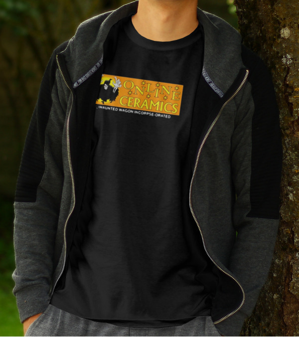 ONLINE CERAMICS HAUNTED WAGON INCORPSE-ORATED T-Shirt