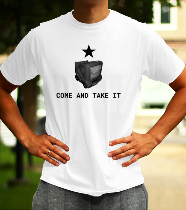 Tenacityok Come And Take It Lightning Mcqueen TV Star T-Shirt