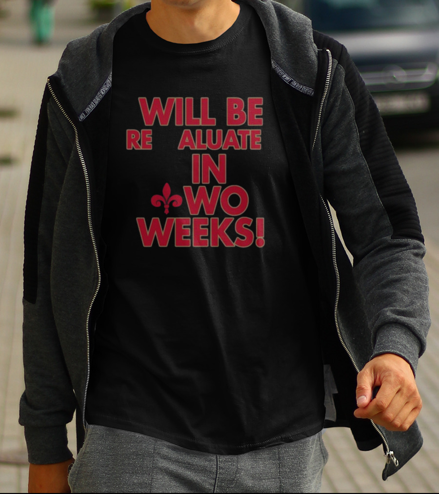 WILL BE REEVALUATED IN WO WEEKS Fleur-de-Lis Red T-Shirt