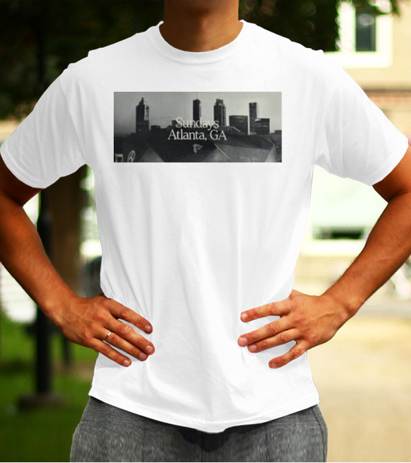 Dorlandoajc Atlanta GA Sundays Skyline Falcons Football T-Shirt