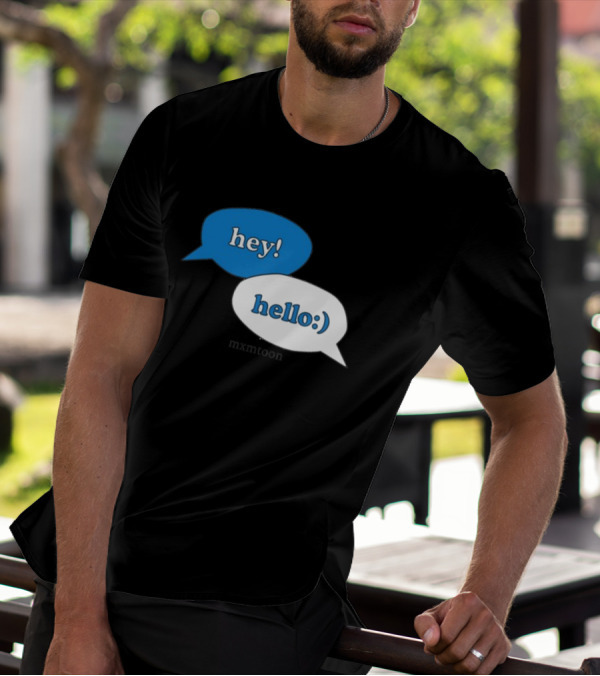 Hey Hello:) Mxmtoon Speech Bubbles T-Shirt