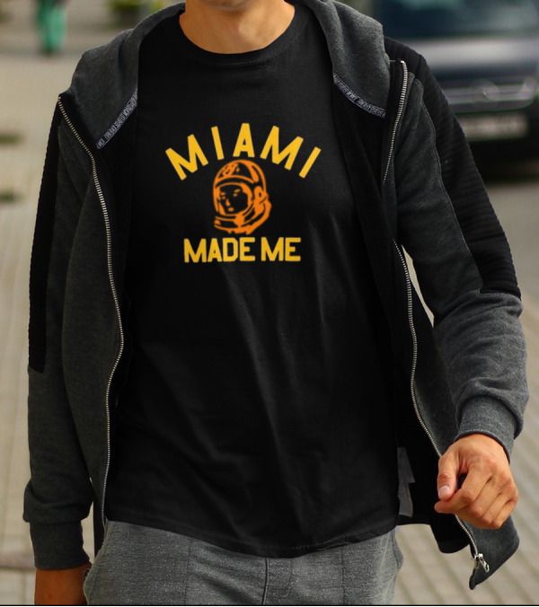 Miami Made Me Astronaut Helmet T-Shirt