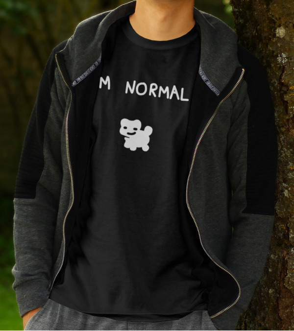 Crumb I'm Normal Cute Cartoon Dog T-Shirt