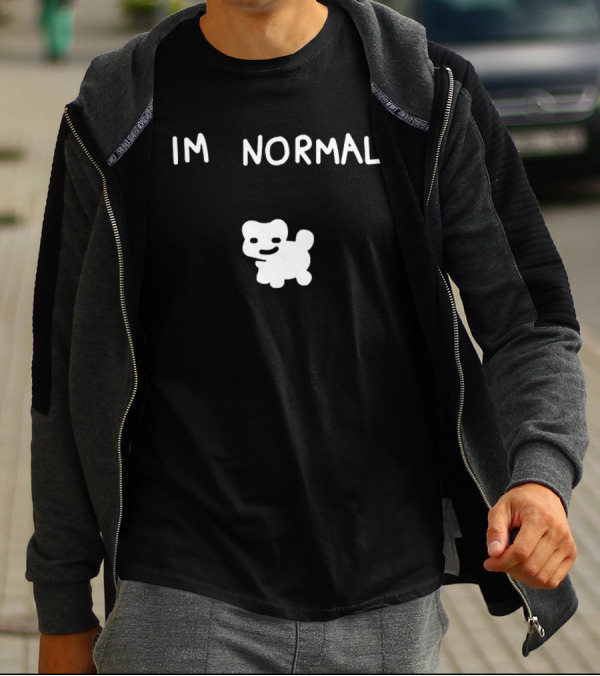 Crumb I'm Normal Cute Cartoon Dog T-Shirt