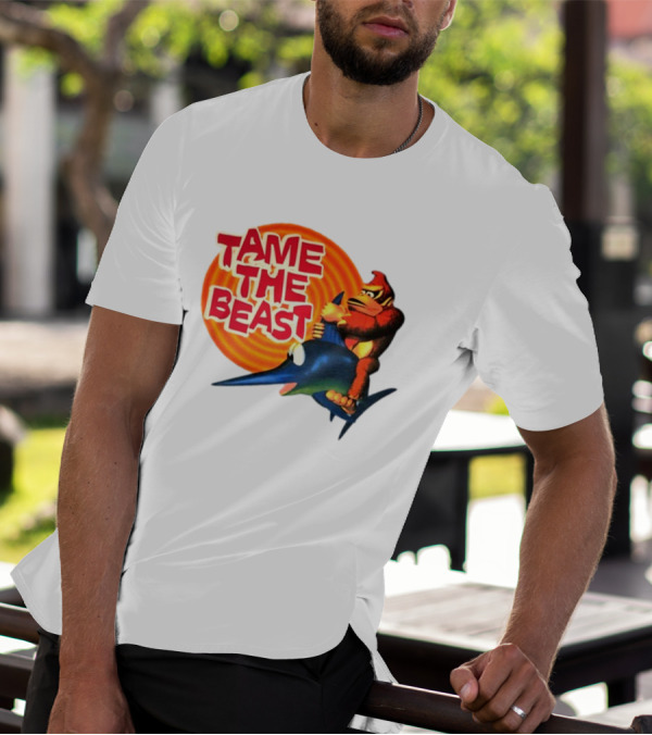 Donkey Kong Country SNES Tame The Beast Promo T-Shirt